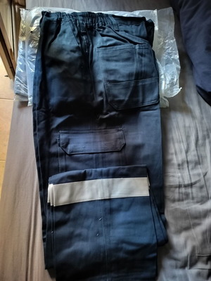 Men's work pants XL new, blue