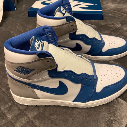 Air Jordan 1 Retro High OG True Blue new, size 47