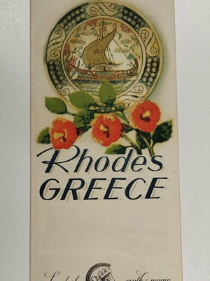 Rare Rhodes E.O.T. Tourist Brochure 1954