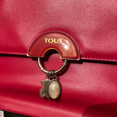 Tous shoulder bag like new, red