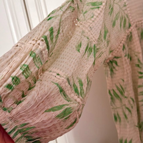 Nisó tropical print boho dress size M like new