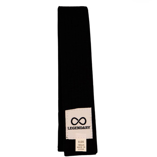 Legendary black martial arts belt new