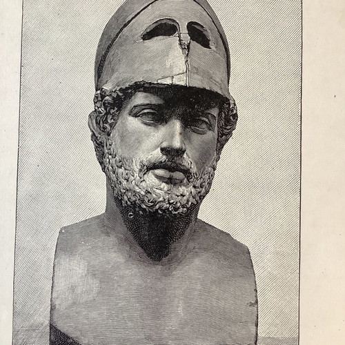 Pericles woodcut 1880 used