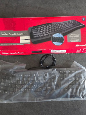 Microsoft Comfort Curve Keyboard 3000 ενσύρματο πληκτρολόγιο USB