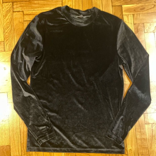 Men's velvet blouse ASOS black size L like new