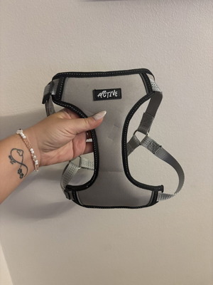 Dog Harness Active Medium Size Grey New