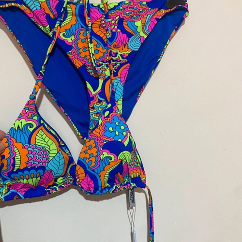 Bikini and Pantelona Set new, size 46 Large, multicolor
