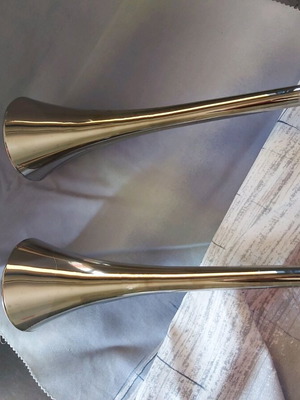 Champagne glasses like new, festive set for two