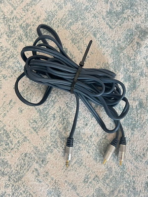 Audio cable jack to RCA 5m like new