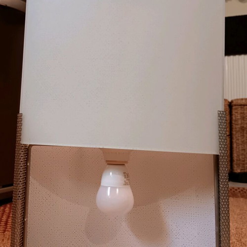 Pendant light inox and sandblasted like new