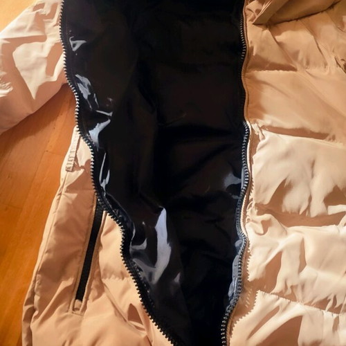 Monacler women's jacket like new, beige, down-filled, size S