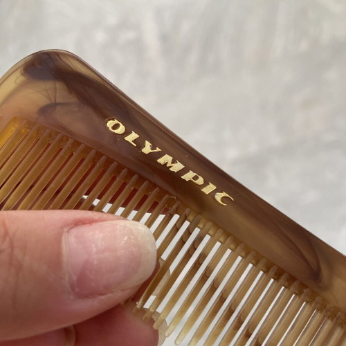 Vintage Olympic pocket comb, like new, collectible
