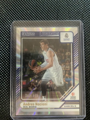 Andres Nocioni Euroleague Real Madrid collectible card new