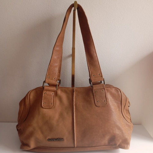 Reison D'etre Vintage Bag Used, Cognac Color, Leather Shoulder