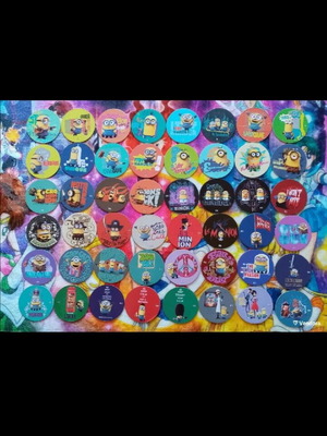 Chipicao Minions 2015 caps used, pack of 51 pieces