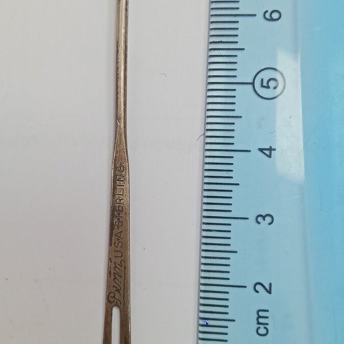Prym USA Sterling Silver Military Bullet Probe used, medical antique