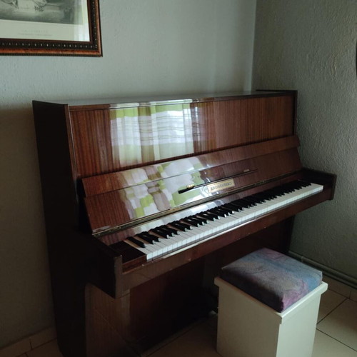 Kronenberg piano used acoustic brown wood finish