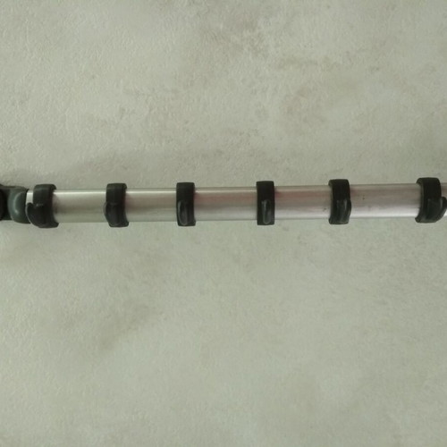 Brabantia kitchen rail like new, stainless steel with 12 hooks
