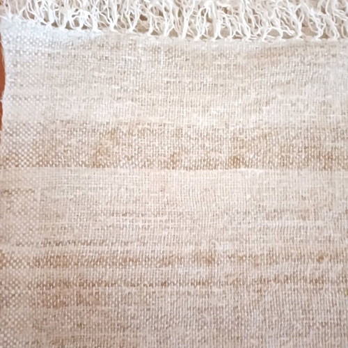 Woven kilim rug new with earthy sand colors 0.65x2.00 m