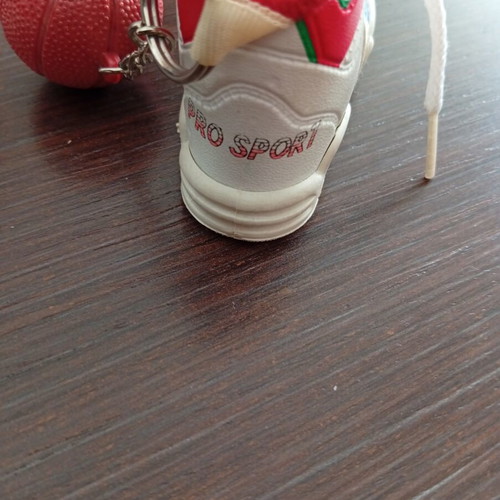 Vintage keychain basketball shoe with ball like new
