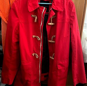 Tommy Hilfiger μπουφάν φορεμένο μια φορά. Κόκκινο αδιάβροχο με αρκετές τσέπες. Νούμερο large.