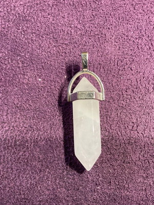 Rose quartz pendant new