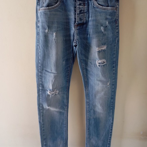 Ανδρικό παντελόνι τζιν Denim, μέγεθος W32, γκρι