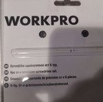 Workpro Watchmaker Precision Screwdrivers Set 6pcs CR-V new