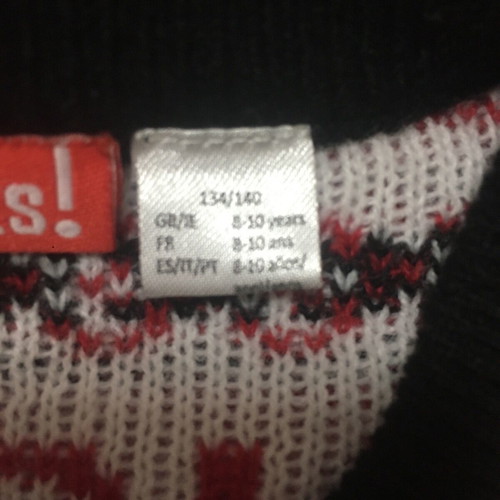 Christmas knitted sweater unused for boys 8-10 years