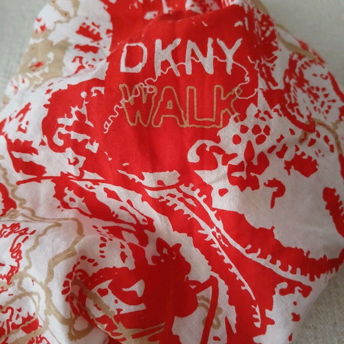 DKNY scarf like new, cotton 45x45cm with vibrant colors