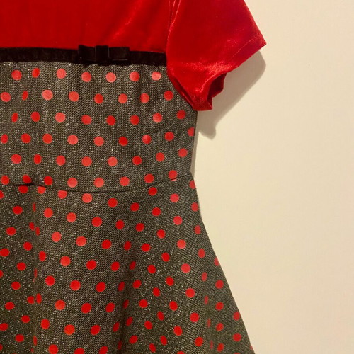 Children's dress new 116cm red and black