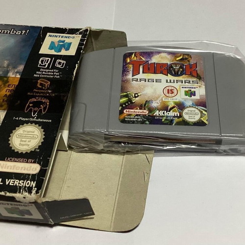 Nintendo 64 Turok Rage Wars new, English version, PAL, with Greek manual