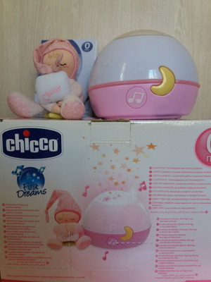 Chicco προβολέας ελάχιστα χρησιμοποιημένος με μουσική και αστέρια