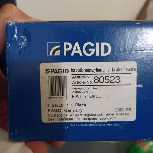 Pagid Brake Pump for Saab 9-3 (YS3F) 1.9 TiD new