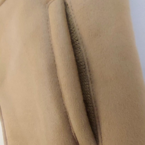 Bershka Beige Hooded Vest Size M Like New