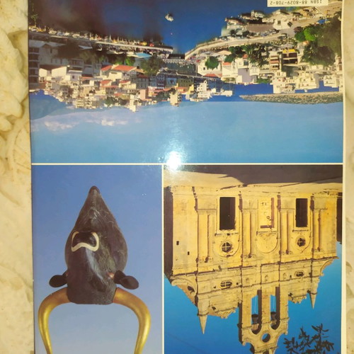 Crete guidebooks used, foreign language, both together