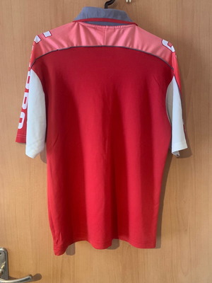 Blouse used size M, red multicolor