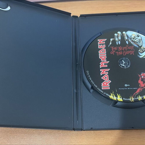 Iron Maiden Classic Albums The Number Of The Beast DVD like new, metal