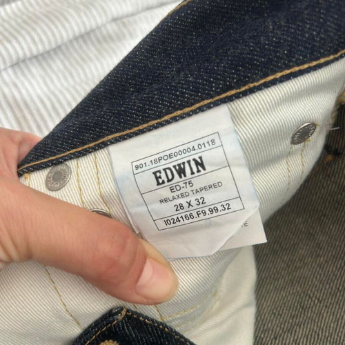 Edwin ED-75 Relaxed Tapered Jeans W28 L32 New, Men's Blue