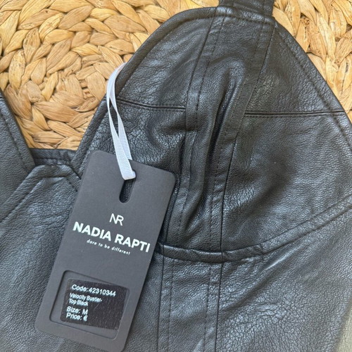 Nadia Rapti Velocity Bustier top new, size M, black