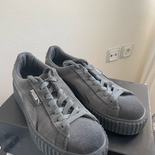 Puma x Fenty by Rihanna Sneakers size 38, grey, suede, like new