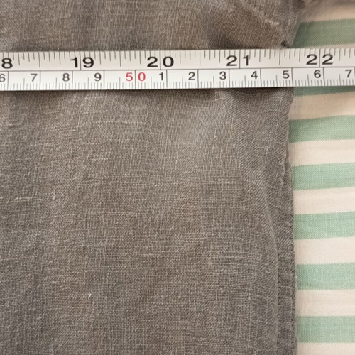 Gant men's grey linen shirt used, size L, regular fit