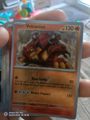 Pokemon Volcanion (PAR 022) like new, Paradox Rift Rare Holo
