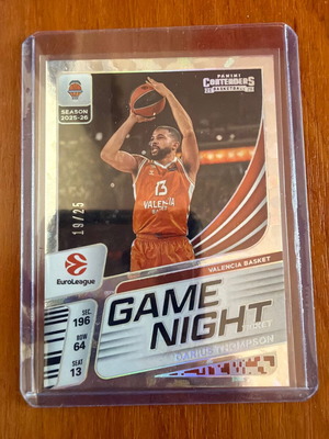 Darius Thompson Game Night Efes 2025-2026 card new