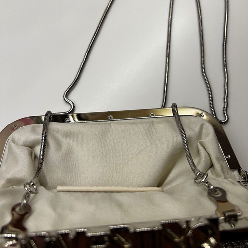 Valentino silver handbag like new
