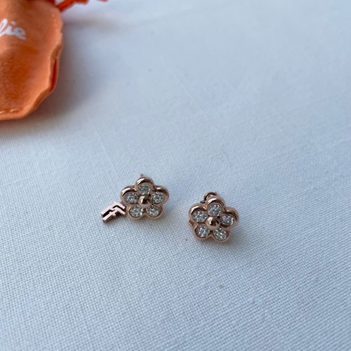 Folli Follie earrings used, authentic, no damage