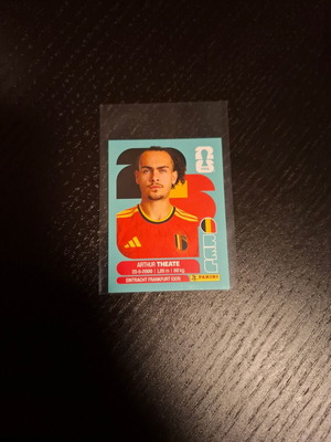 Arthur Theate FIFA World Cup 2026 αυτοκόλλητο Panini
