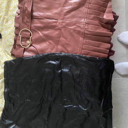 Set of two leather skirts like new, size M