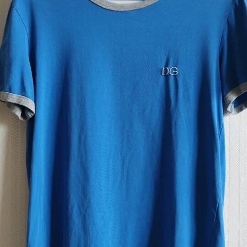 Dolce & Gabbana men's t-shirt used, size M, blue