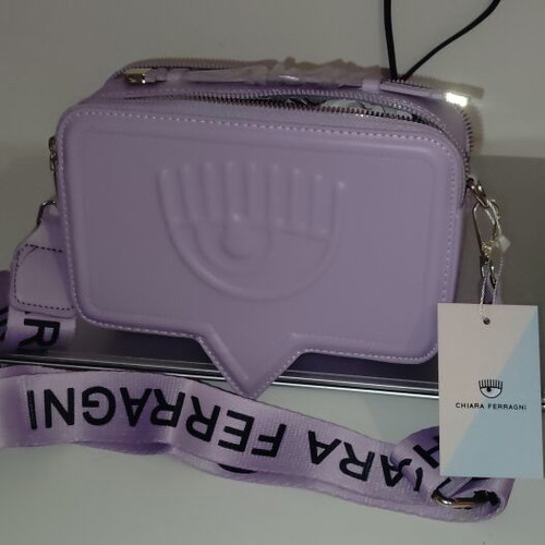 Chiara Ferragni handbag and shoulder bag purple new